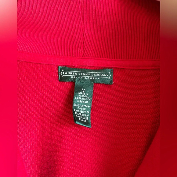 Ralph Lauren Jeans Co Cowl Neck Sweatshirt Wrap Style Dress - Picture 6 of 9